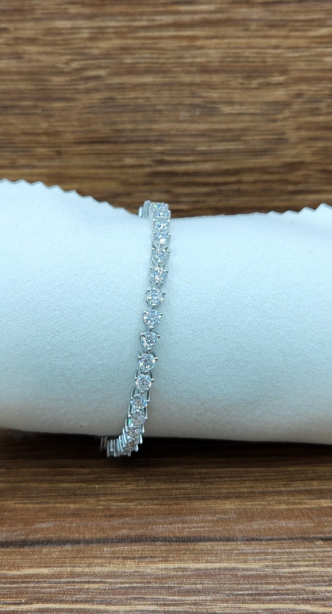 Moissanite Silver Bracelet - AVANGARD13