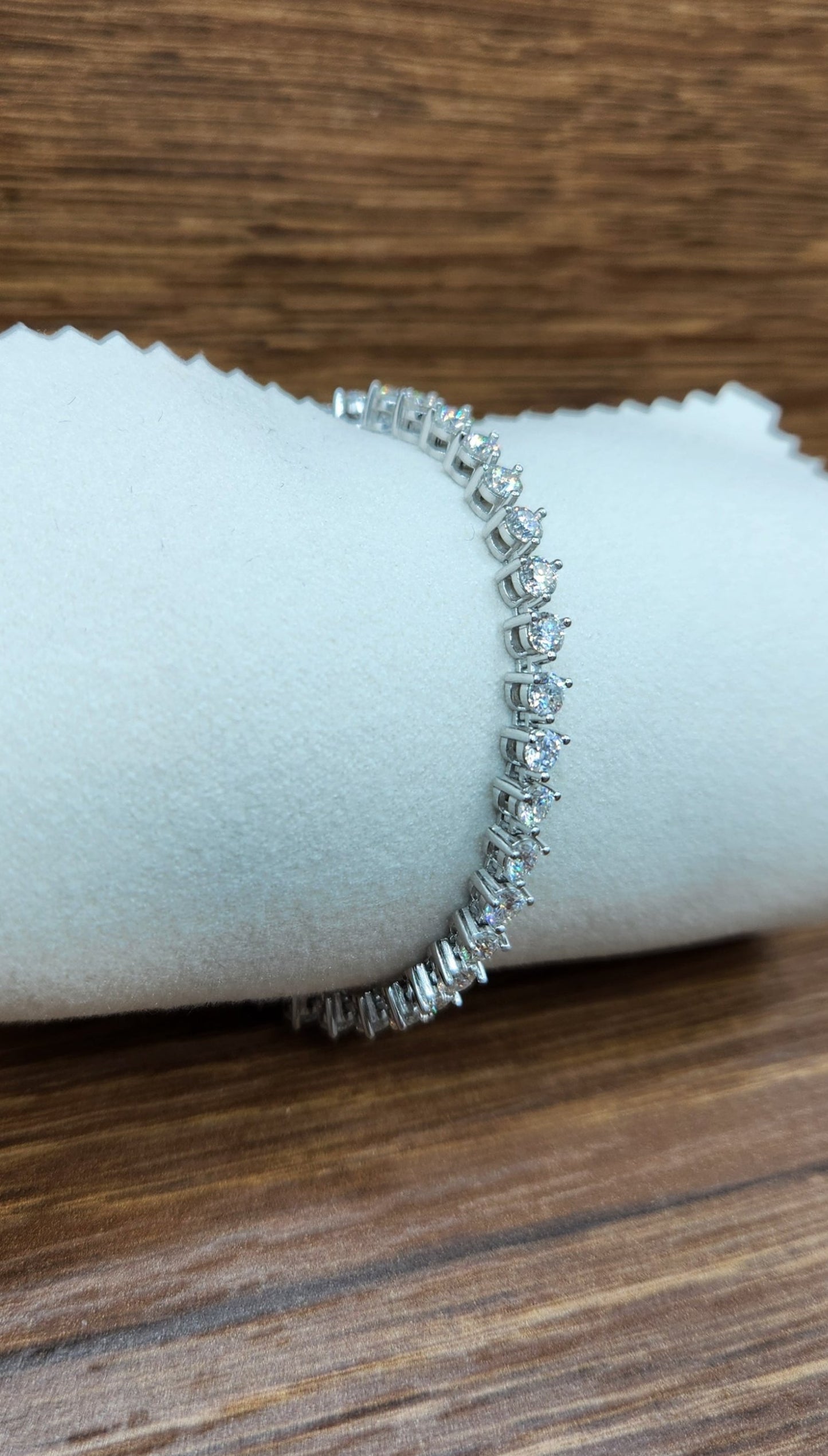Moissanite Silver Bracelet - AVANGARD32