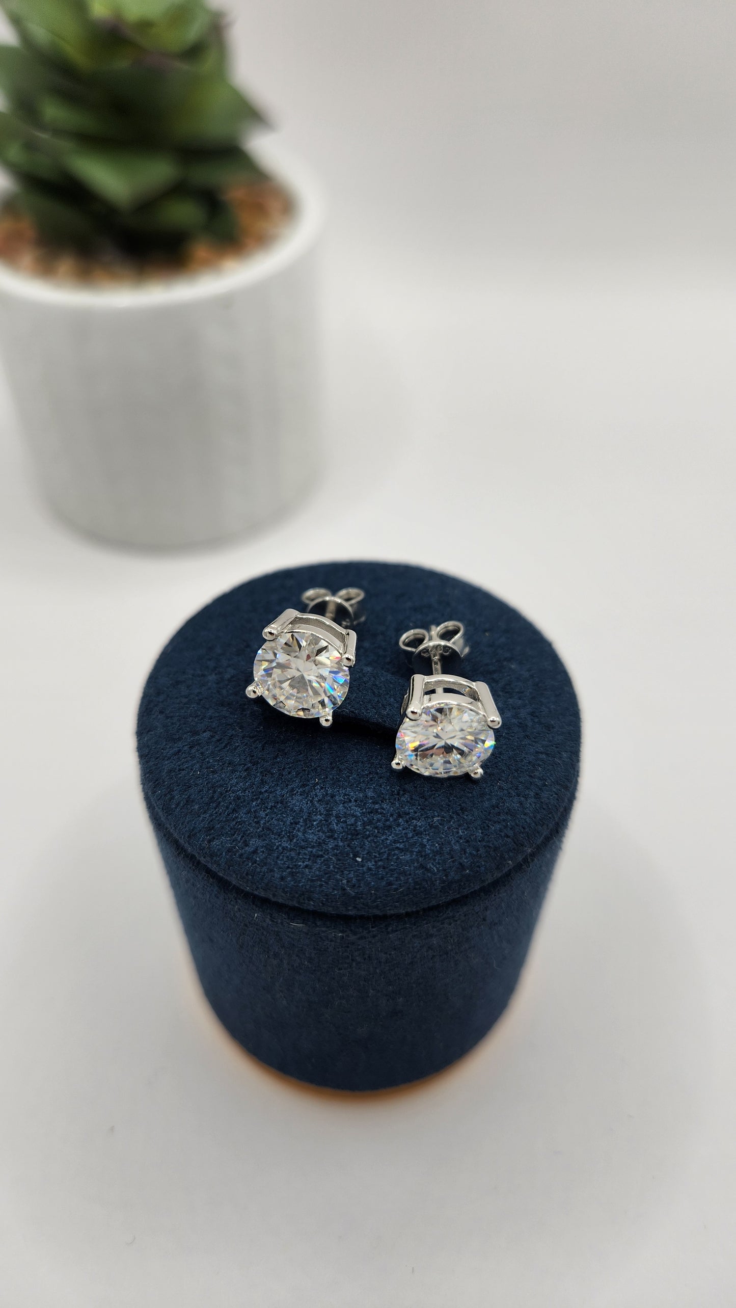 Moissanite Silver Earring - VELVET 5