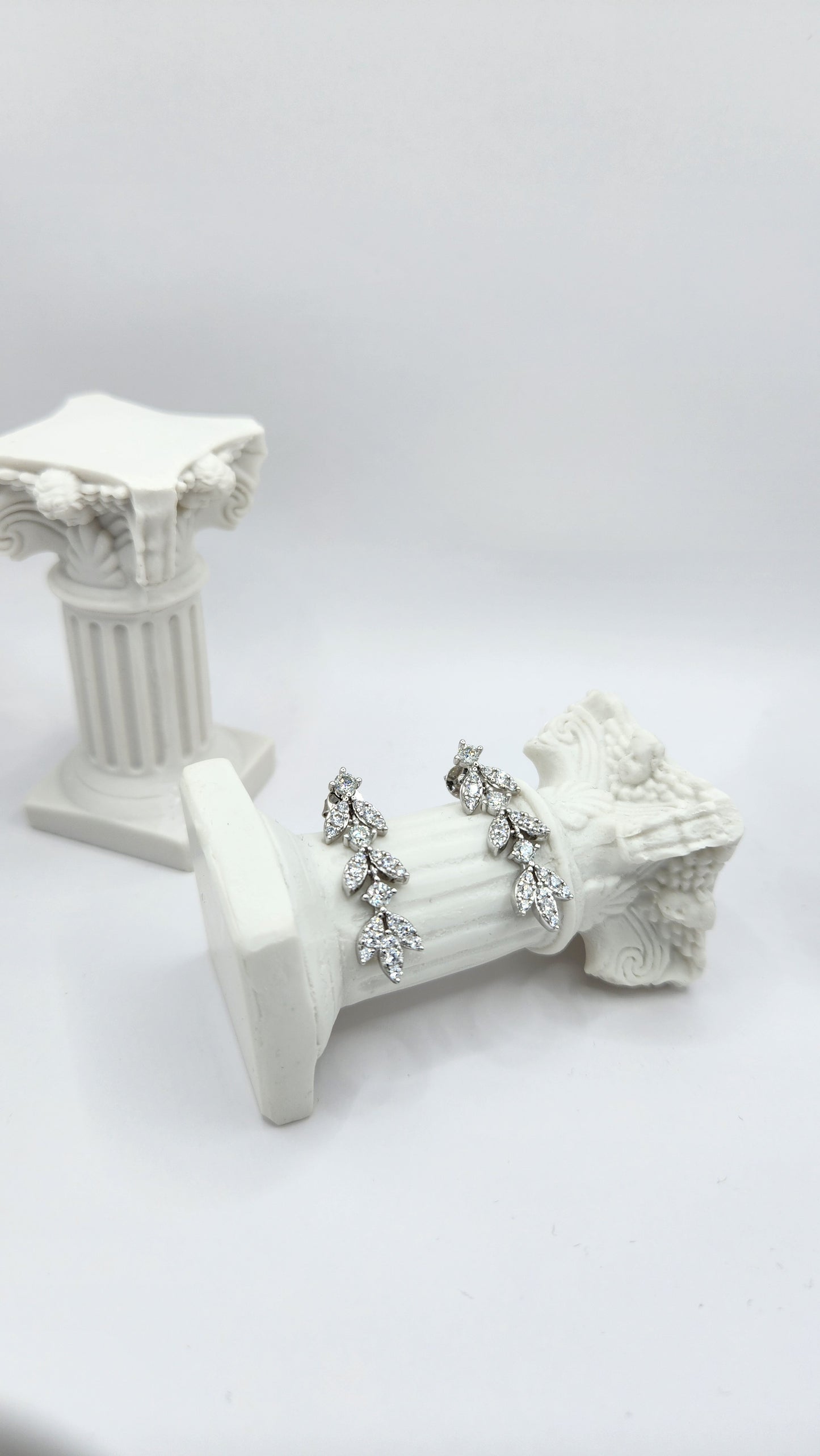 Moissanite Silver Earrings - BLISS_4