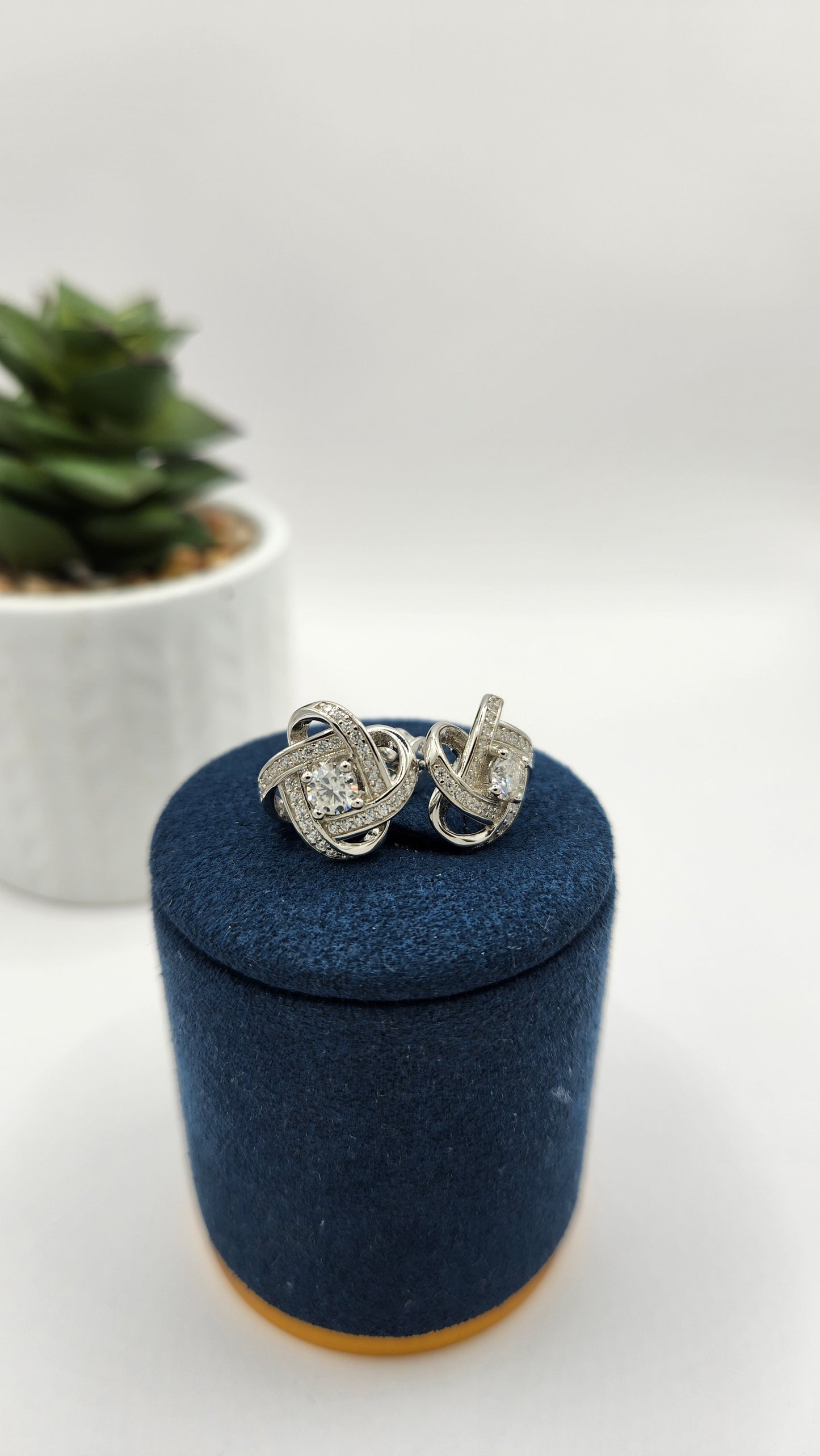 Moissanite Silver Earrings - MIRRAGE3