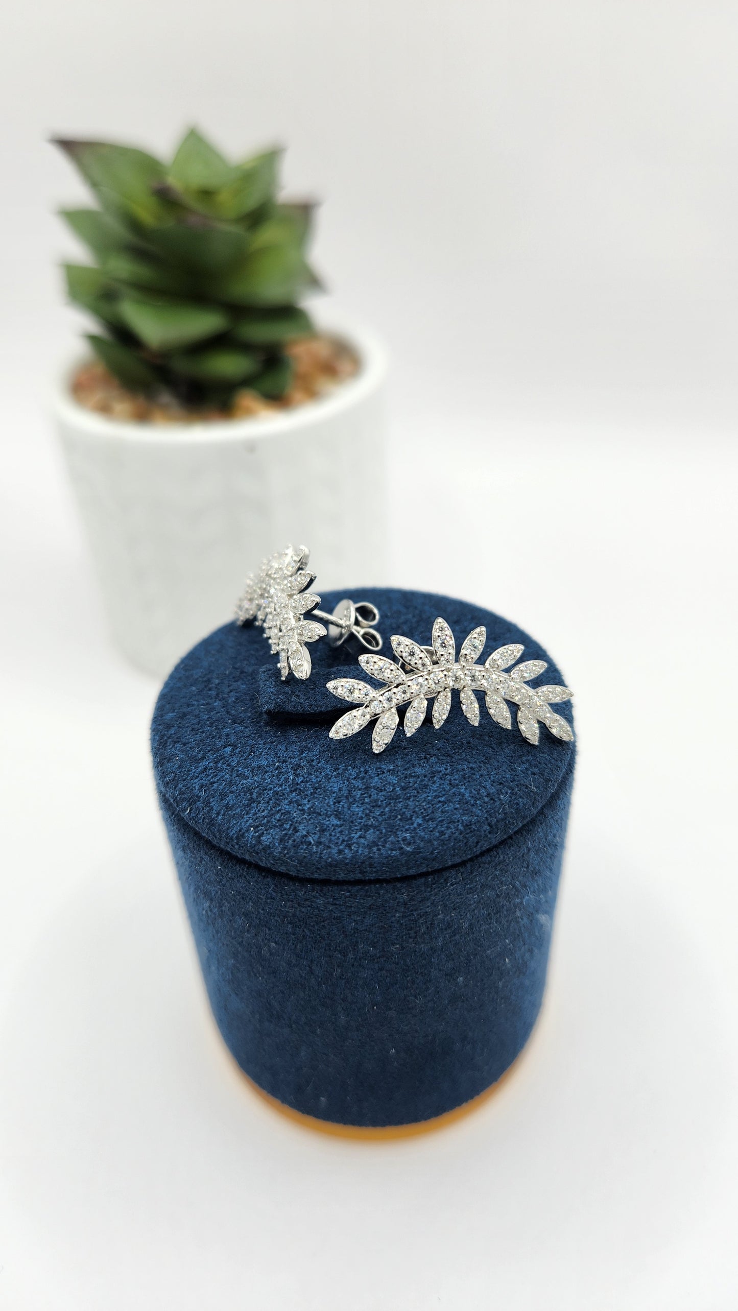 Moissanite Silver Earrings - VISION2