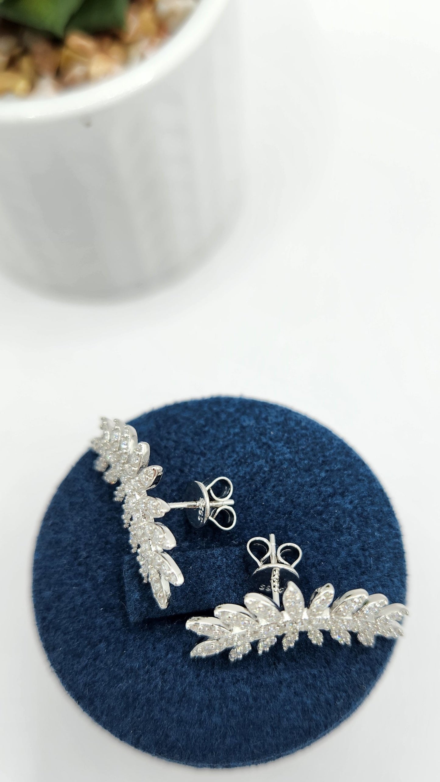 Moissanite Silver Earrings - VISION3