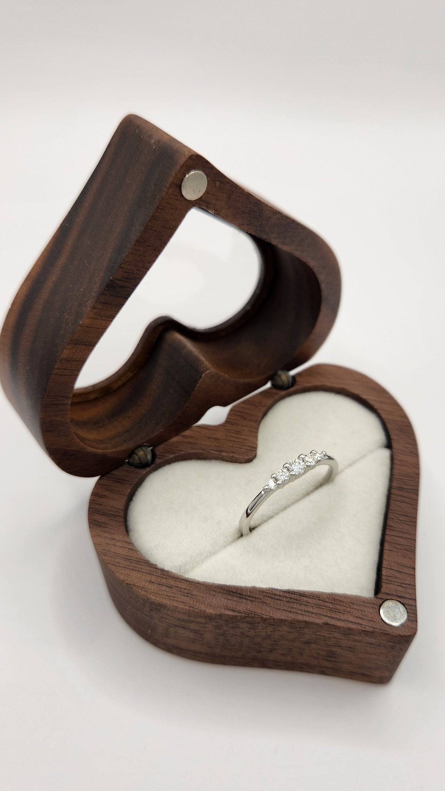Moissanite Silver Ring - ALEXA 1