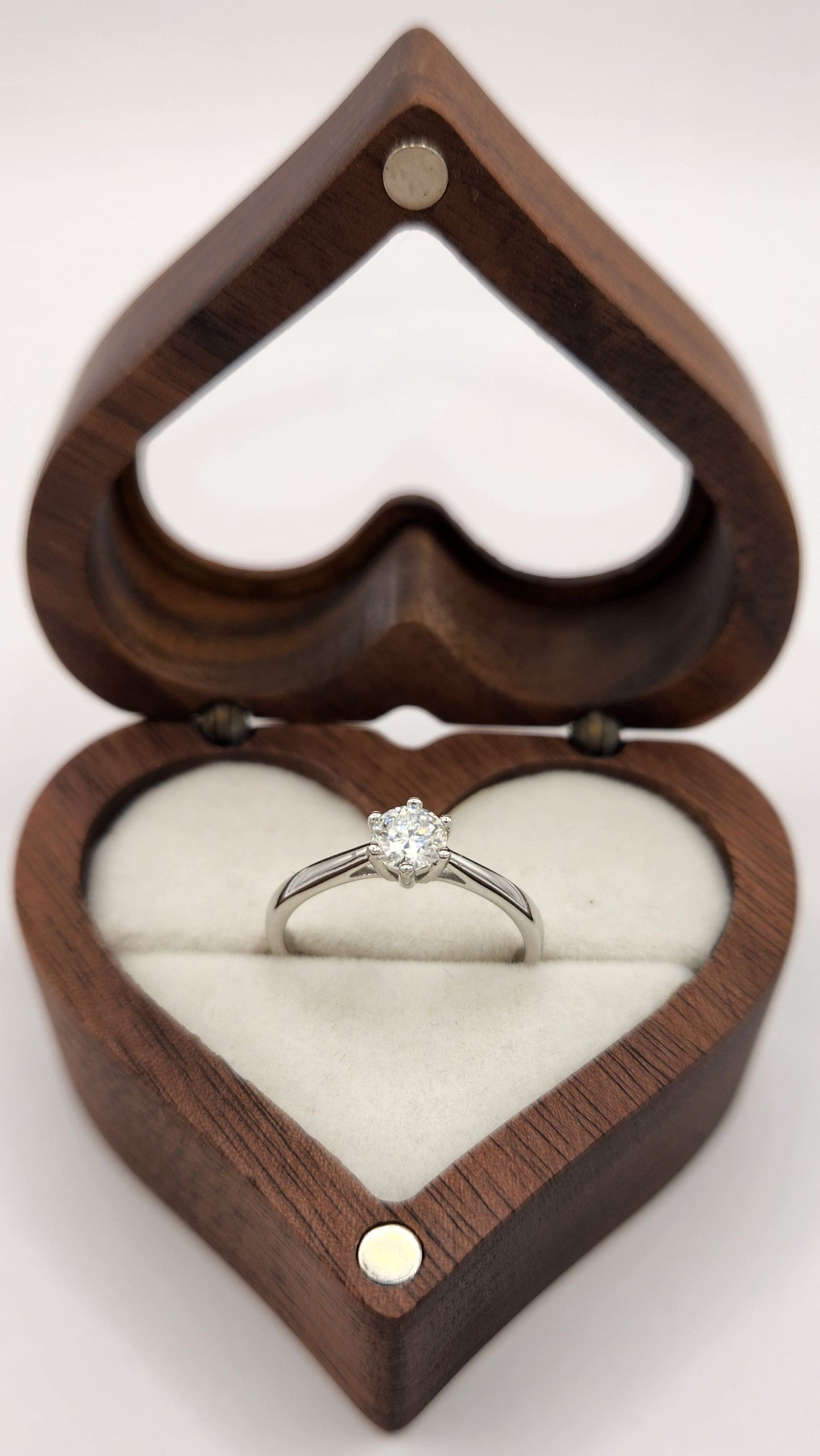 Moissanite Silver Ring - SANNY