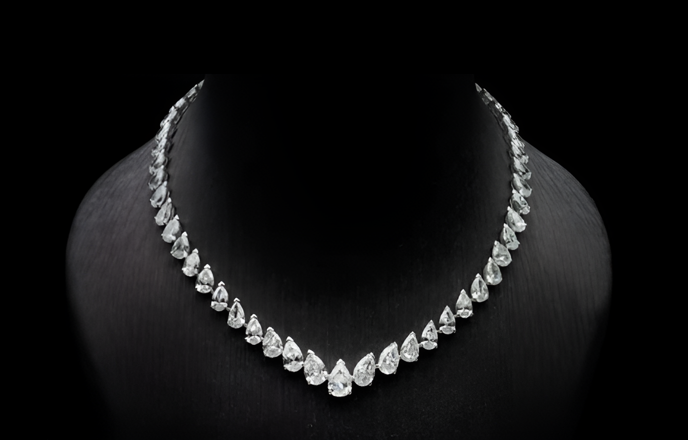 Moissanite Silver Necklace