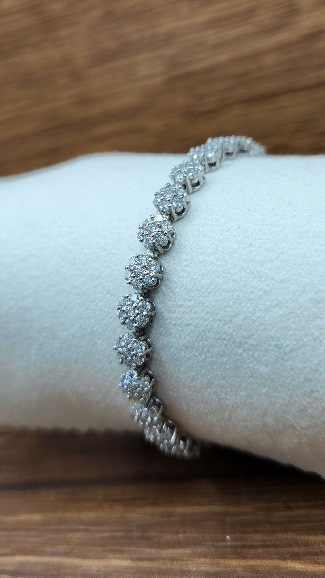 Moissanite SIilver Bracelet - MAJESTY6