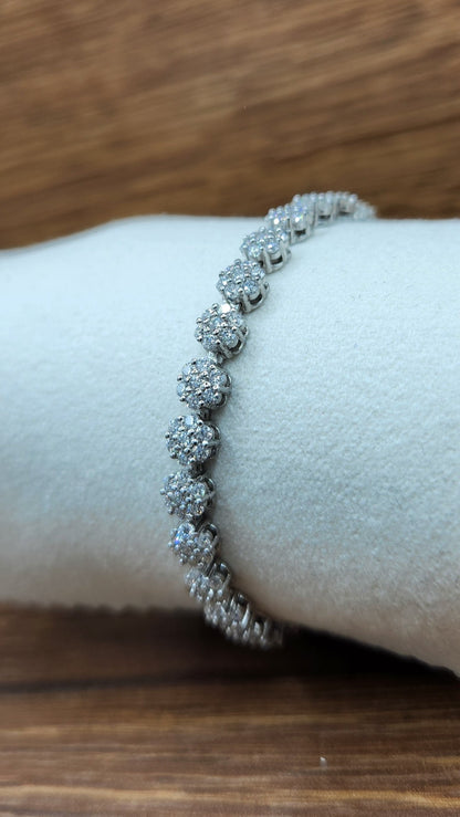 Moissanite SIilver Bracelet - MAJESTY6