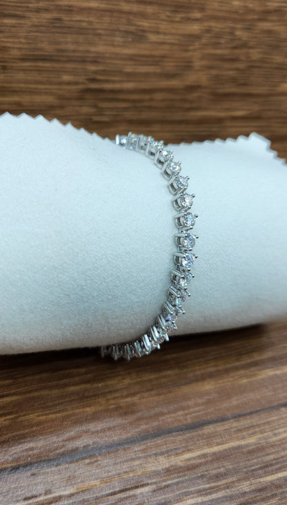 Moissanite Silver Bracelet - AVANGARD32
