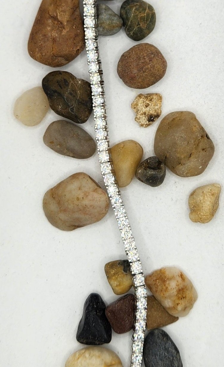 Moissanite Silver Bracelet - FINESSE1