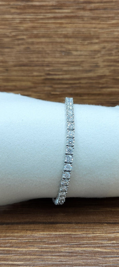 Moissanite Silver Bracelet - FINESSE 3