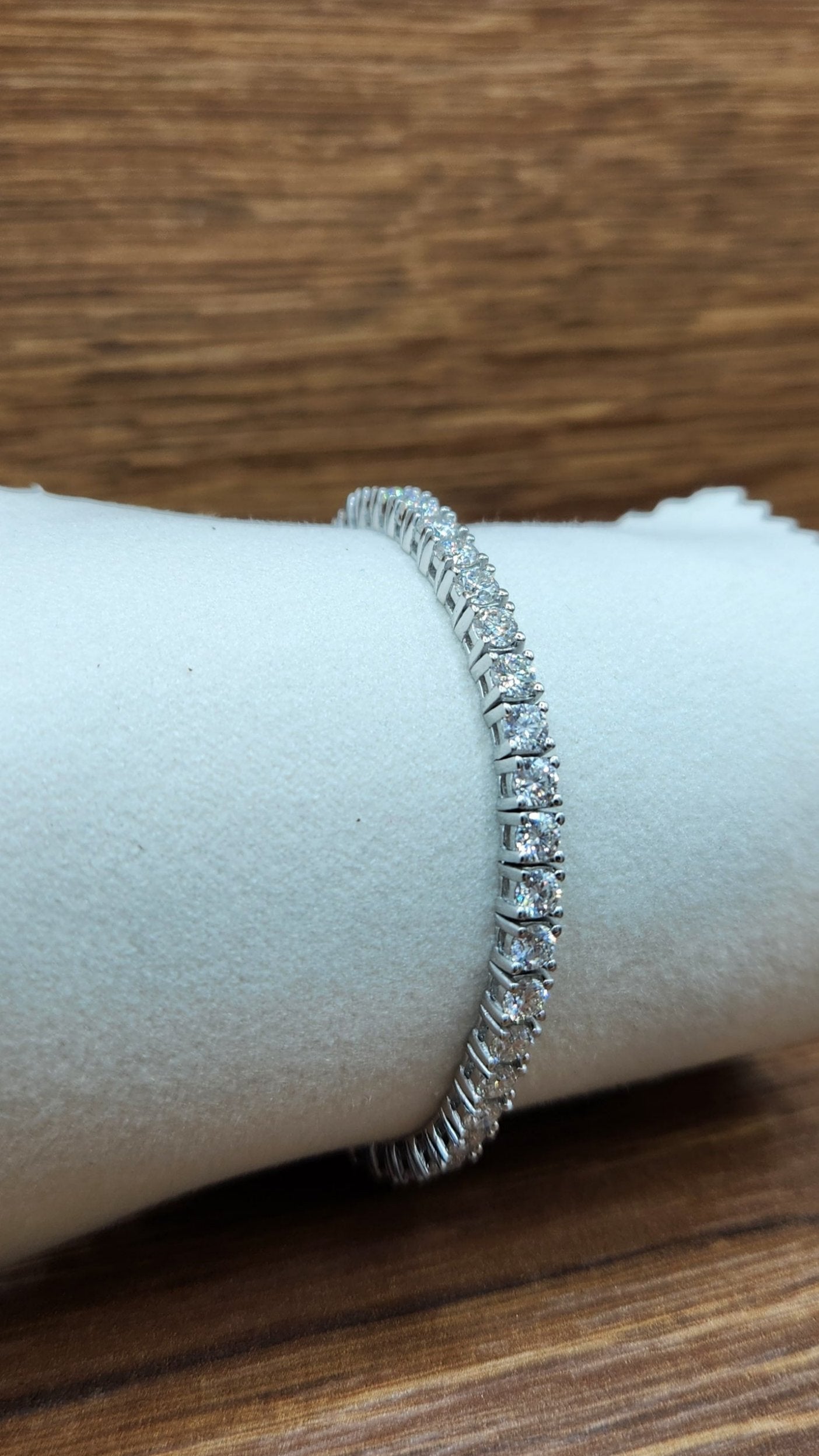 Moissanite Silver Bracelet - FINESSE 4