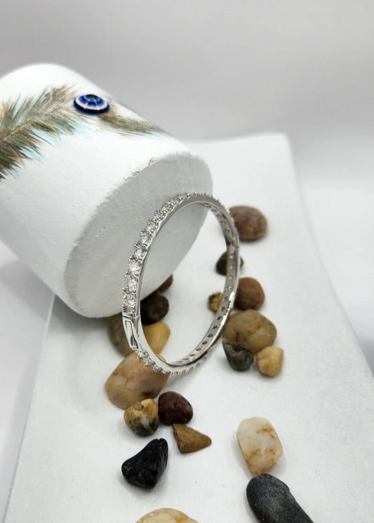 Moissanite Silver Bracelet - SAPHIRA