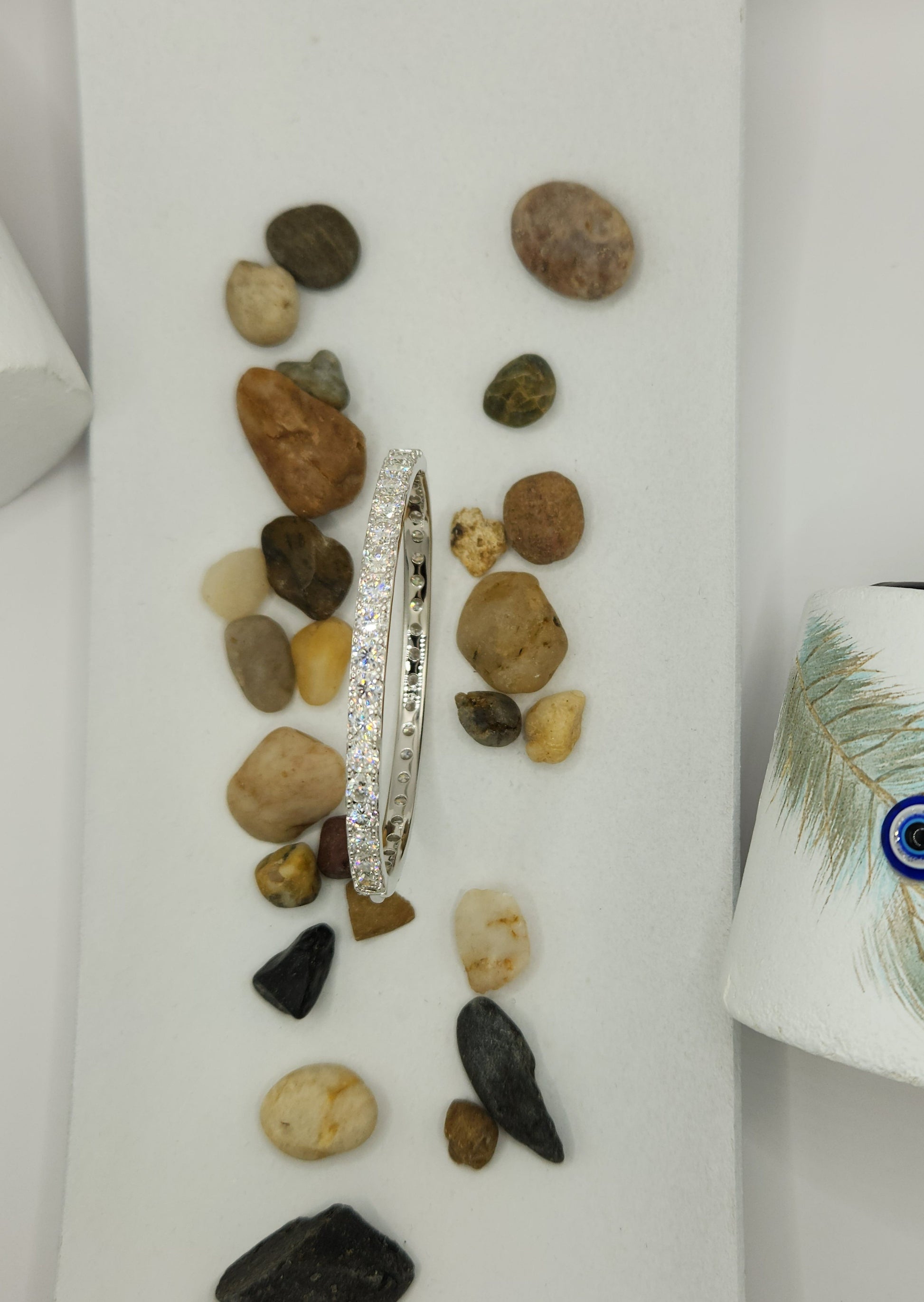 Moissanite Silver Bracelet - SAPHIRA3