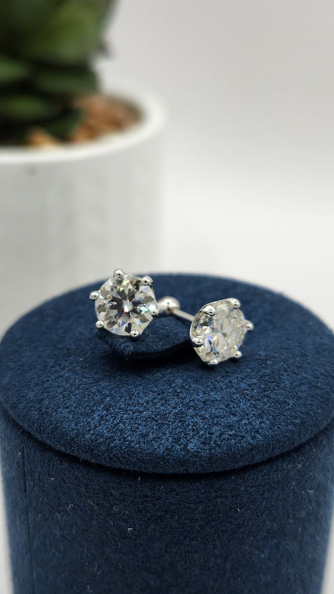 Moissanite Silver Earings - DELIGHT_