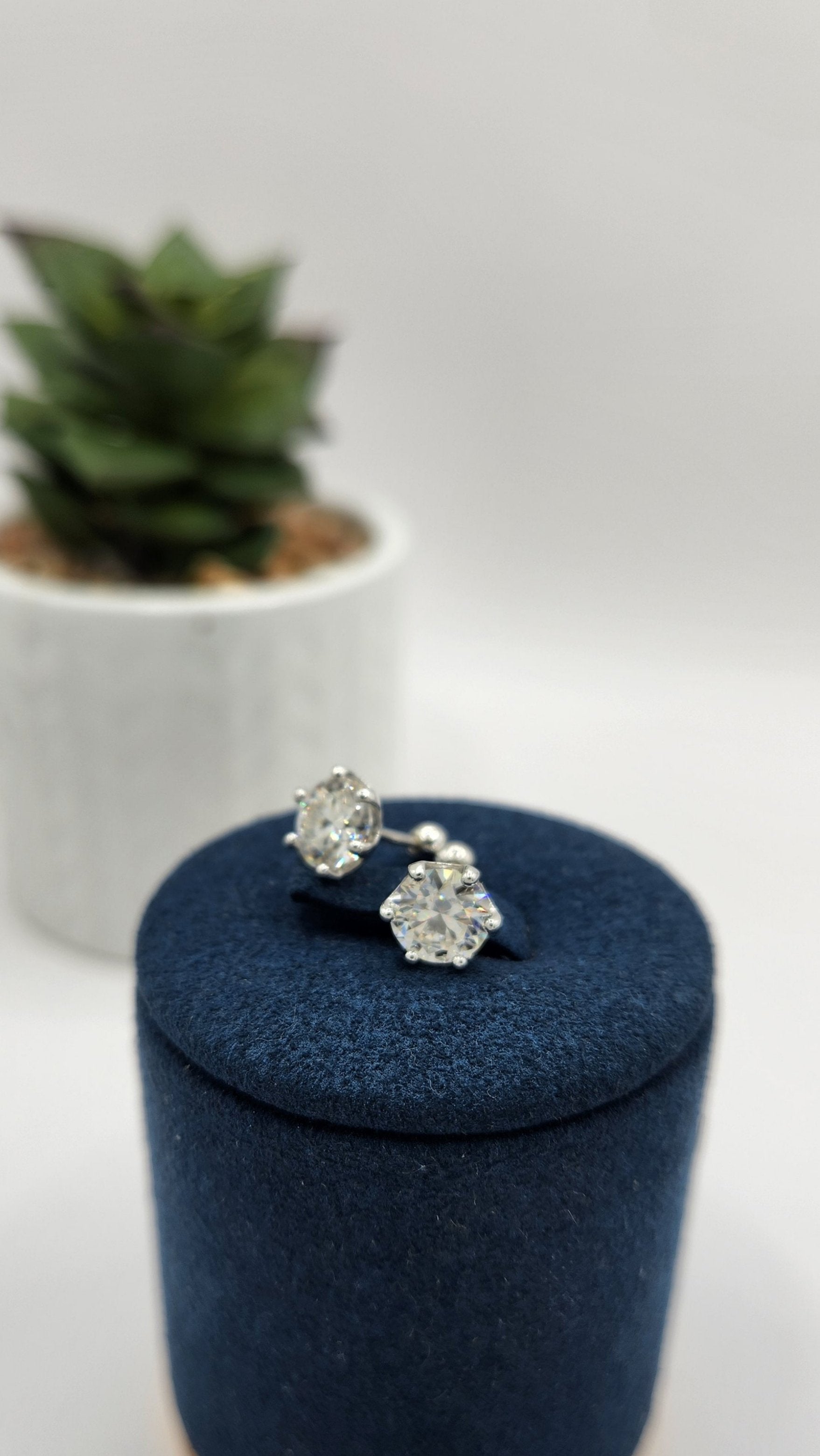 Moissanite Silver Earings - DELIGHT_2