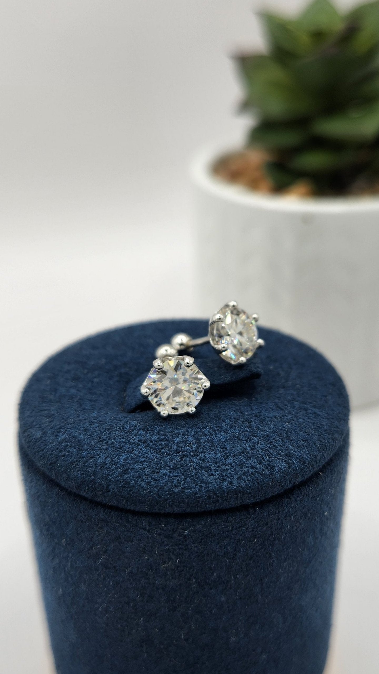Moissanite Silver Earings - DELIGHT_3