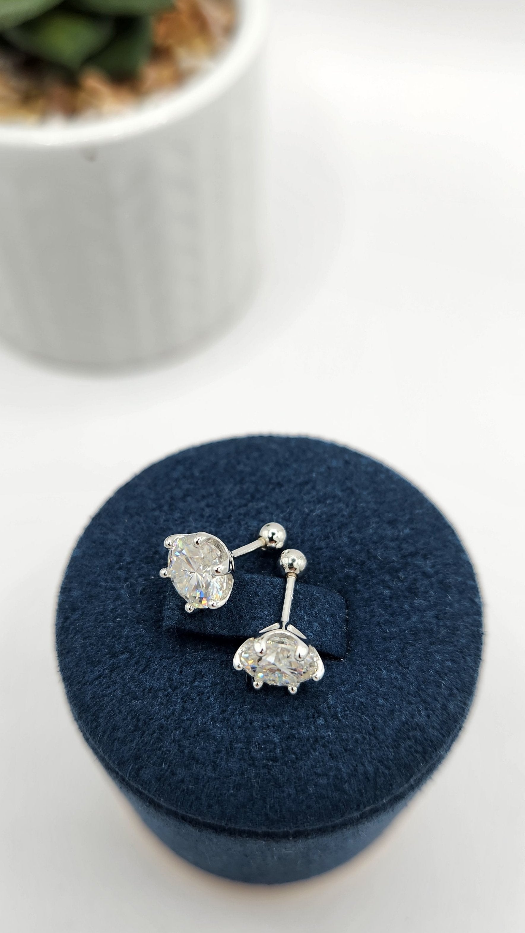 Moissanite Silver Earings - DELIGHT_
