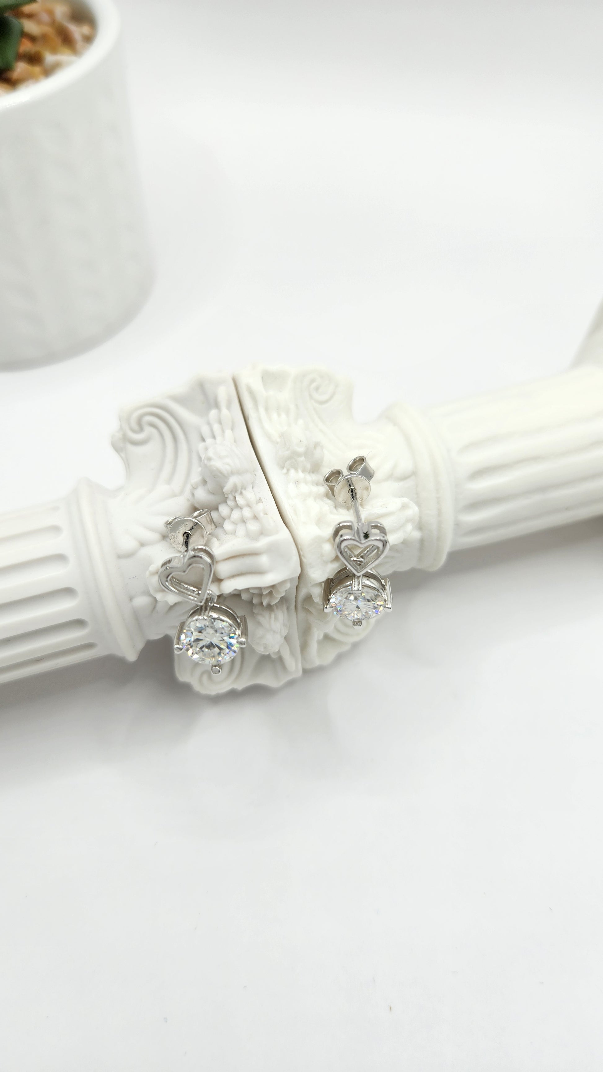 Moissanite Silver Earrings - MARBELLA5