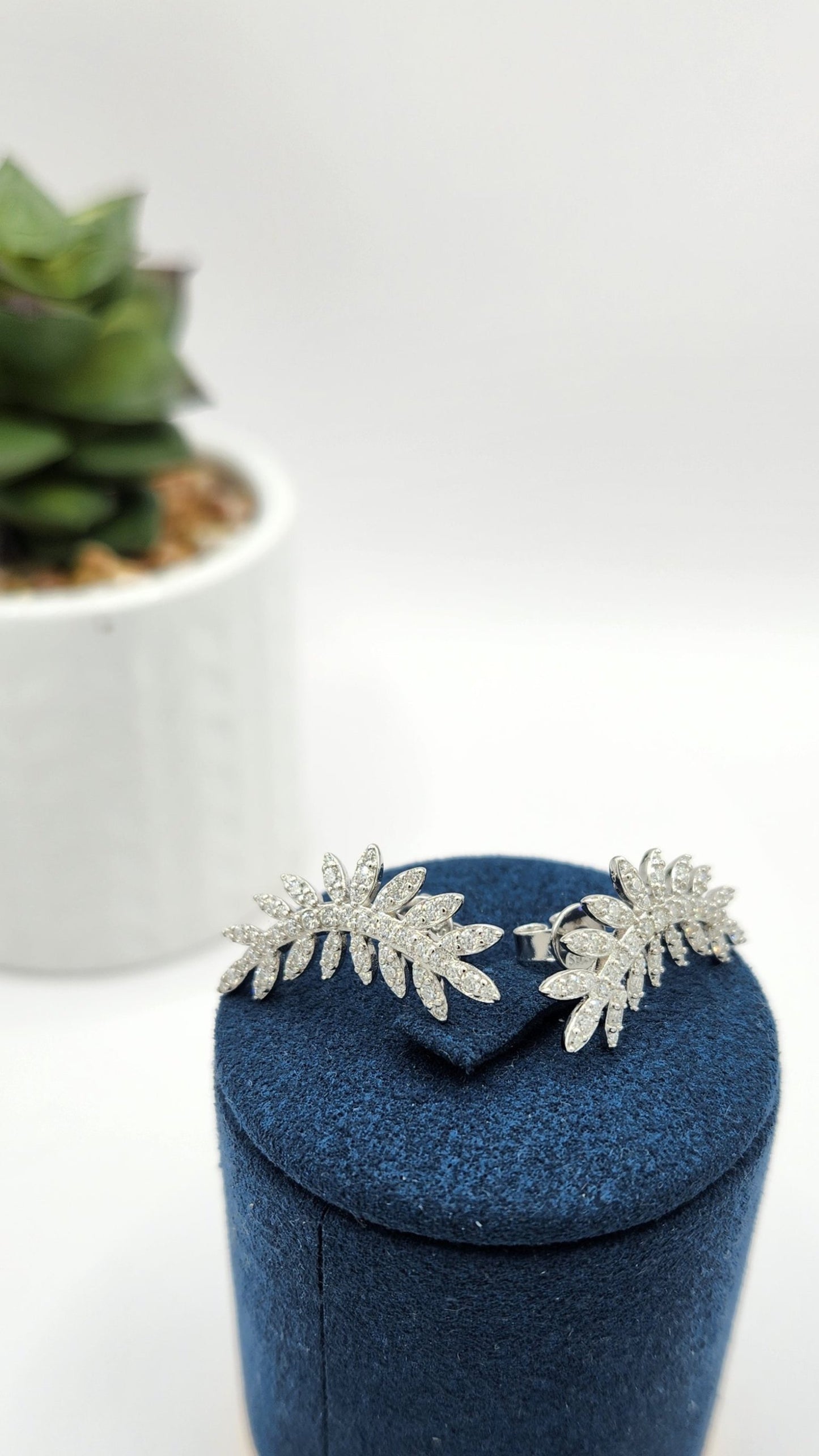 Moissanite Silver Earrings - VISION