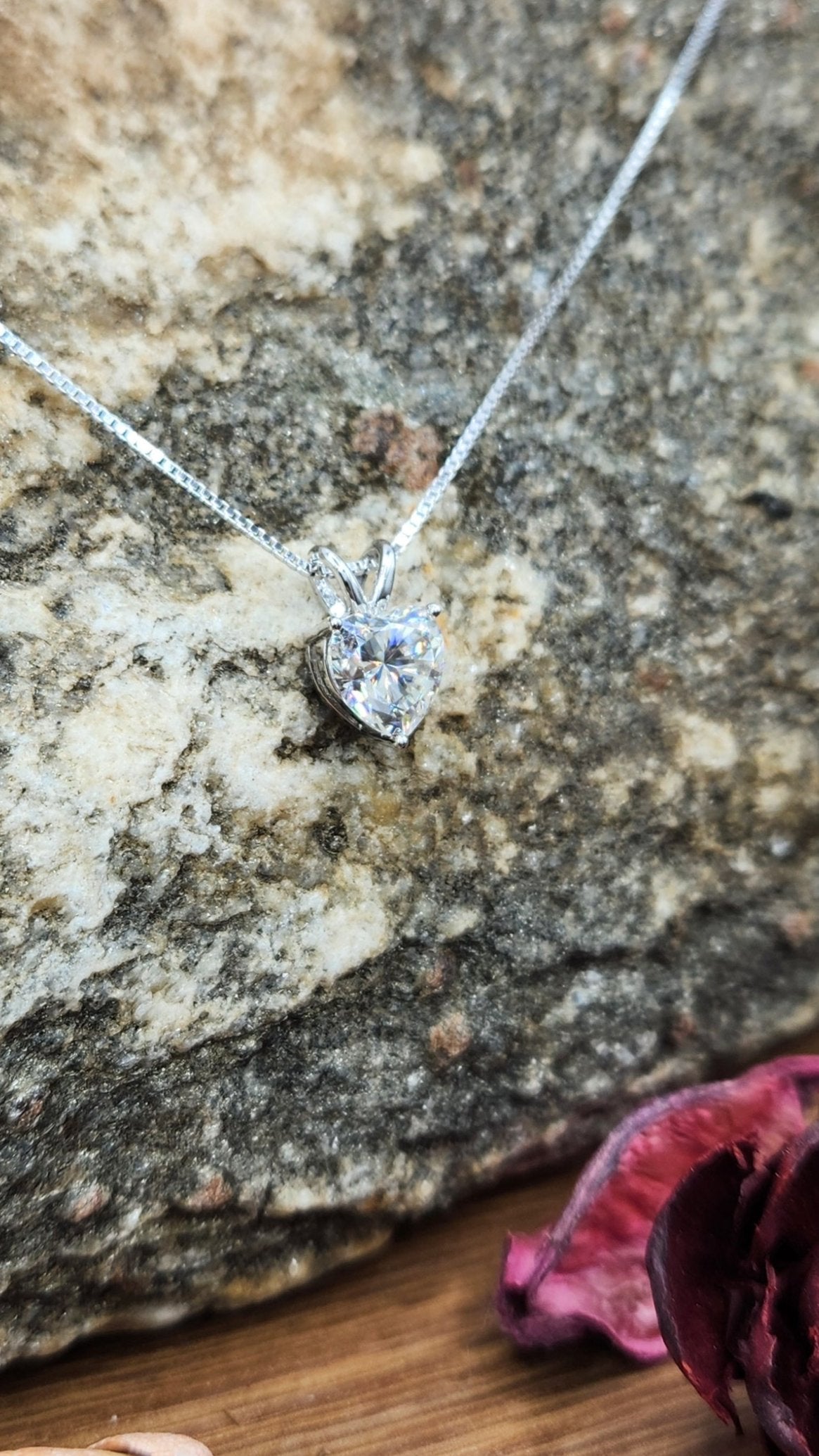 Moissanite Silver Necklace - PULSE2