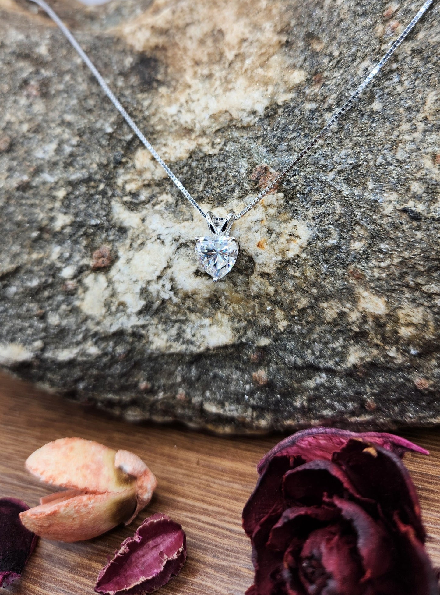 Moissanite Silver Necklace - PULSE3