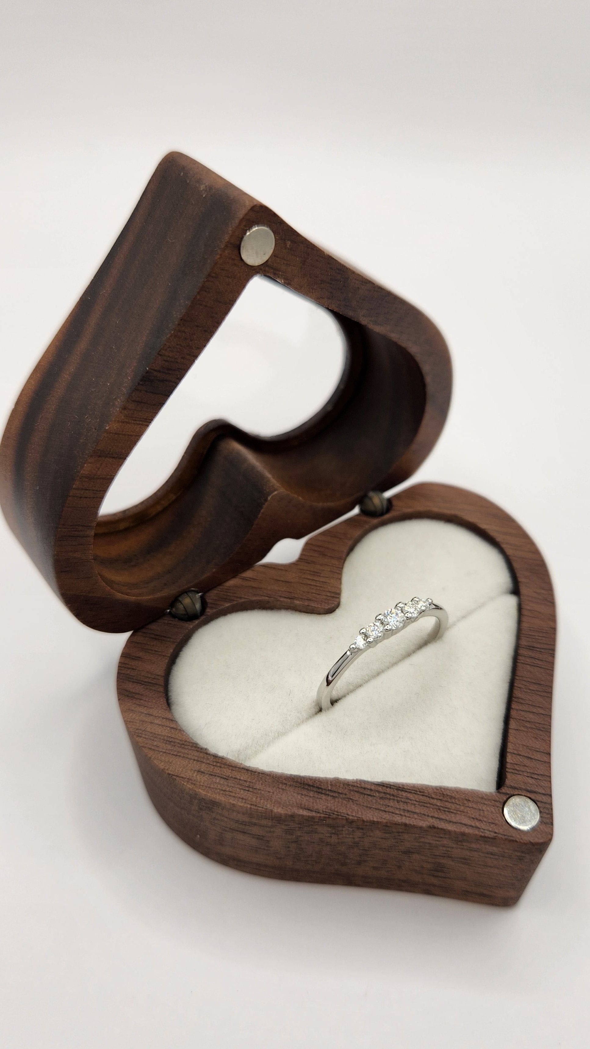 Moissanite Silver Ring - ALEXA 1