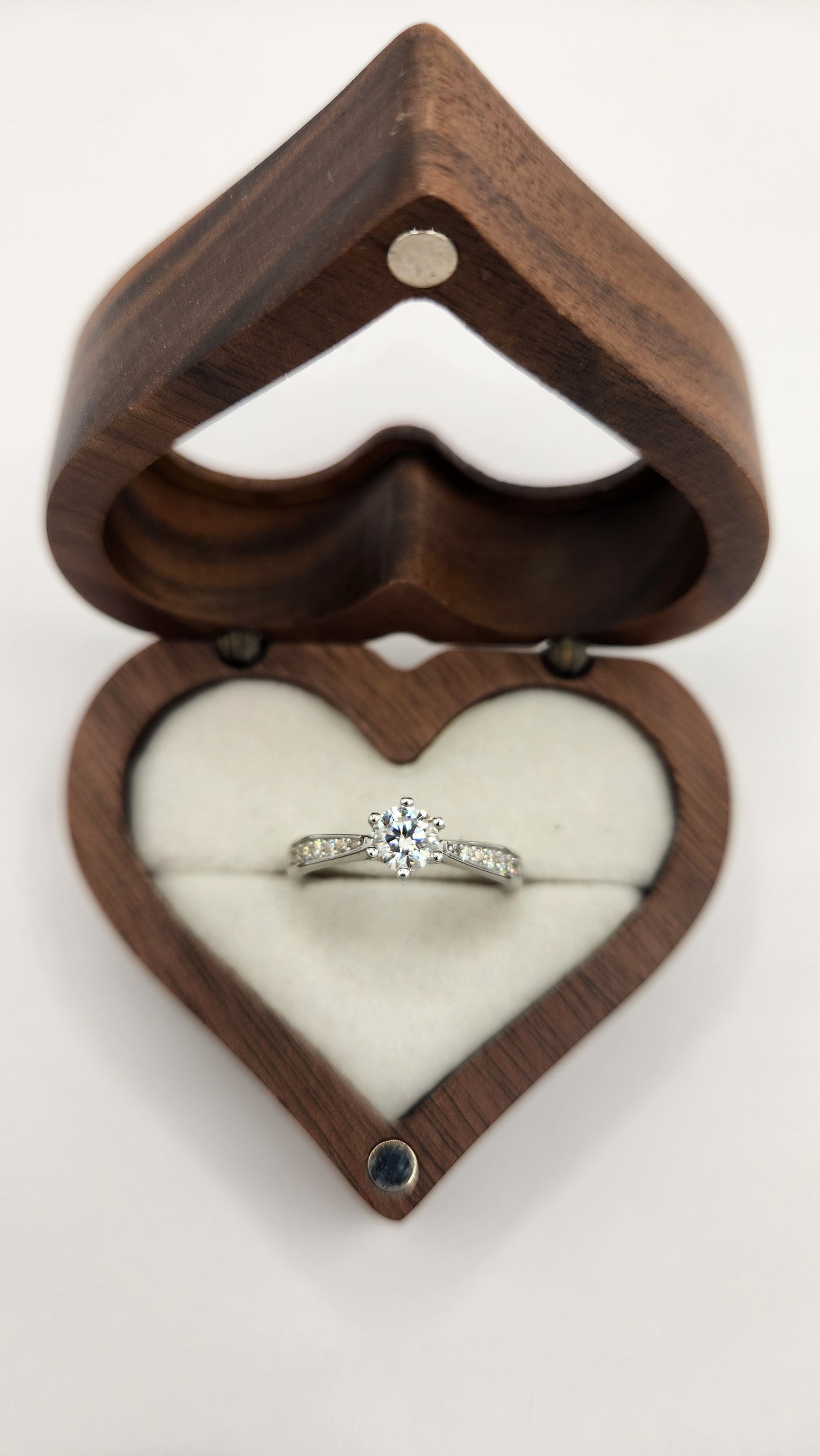 Moissanite Silver Ring - CATALINA 2