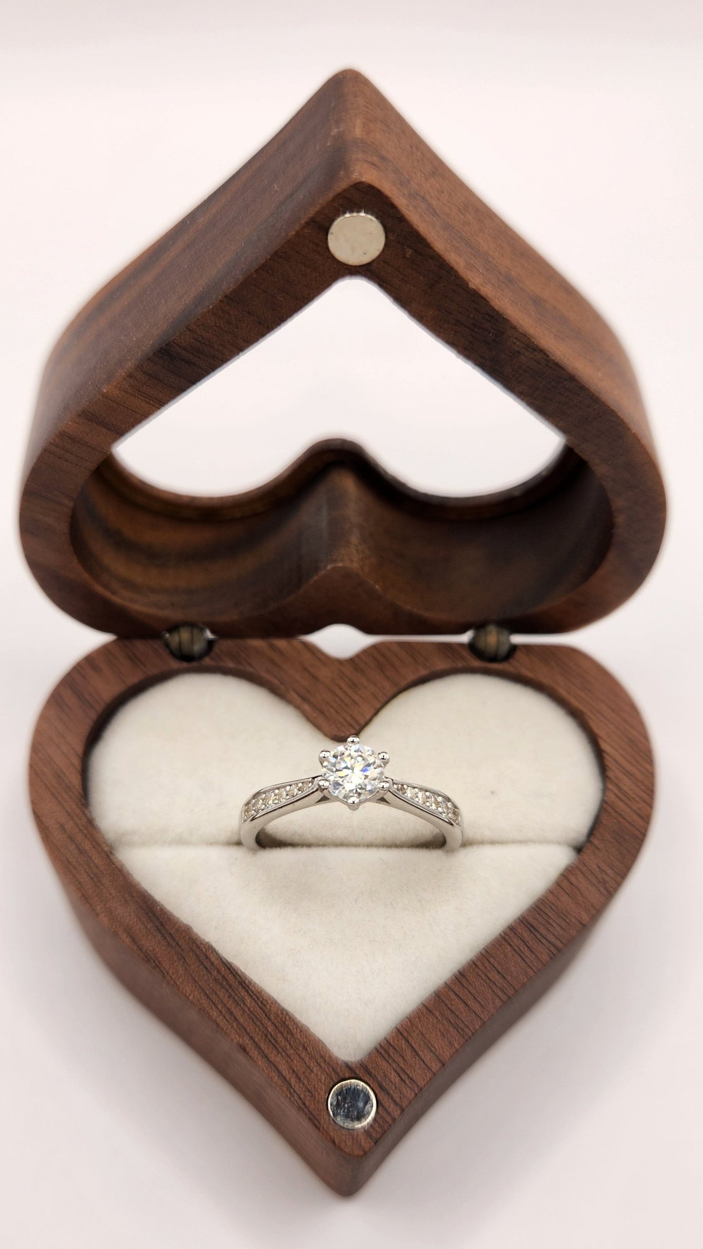 Moissanite Silver Ring - CATALINA