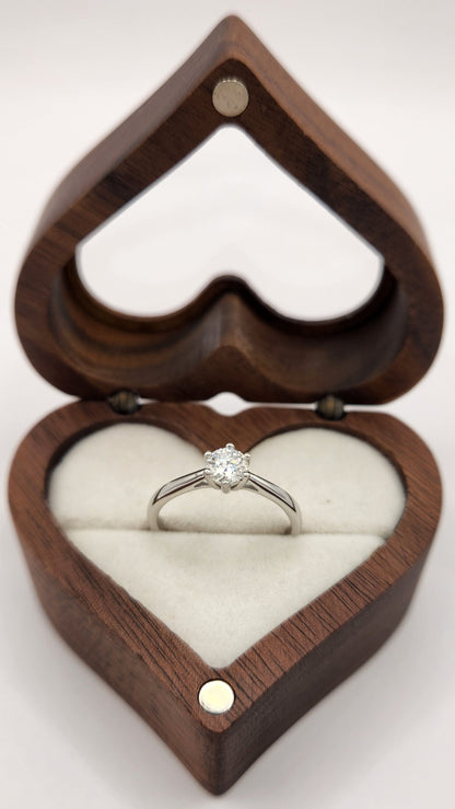 Moissanite Silver Ring - SANNY