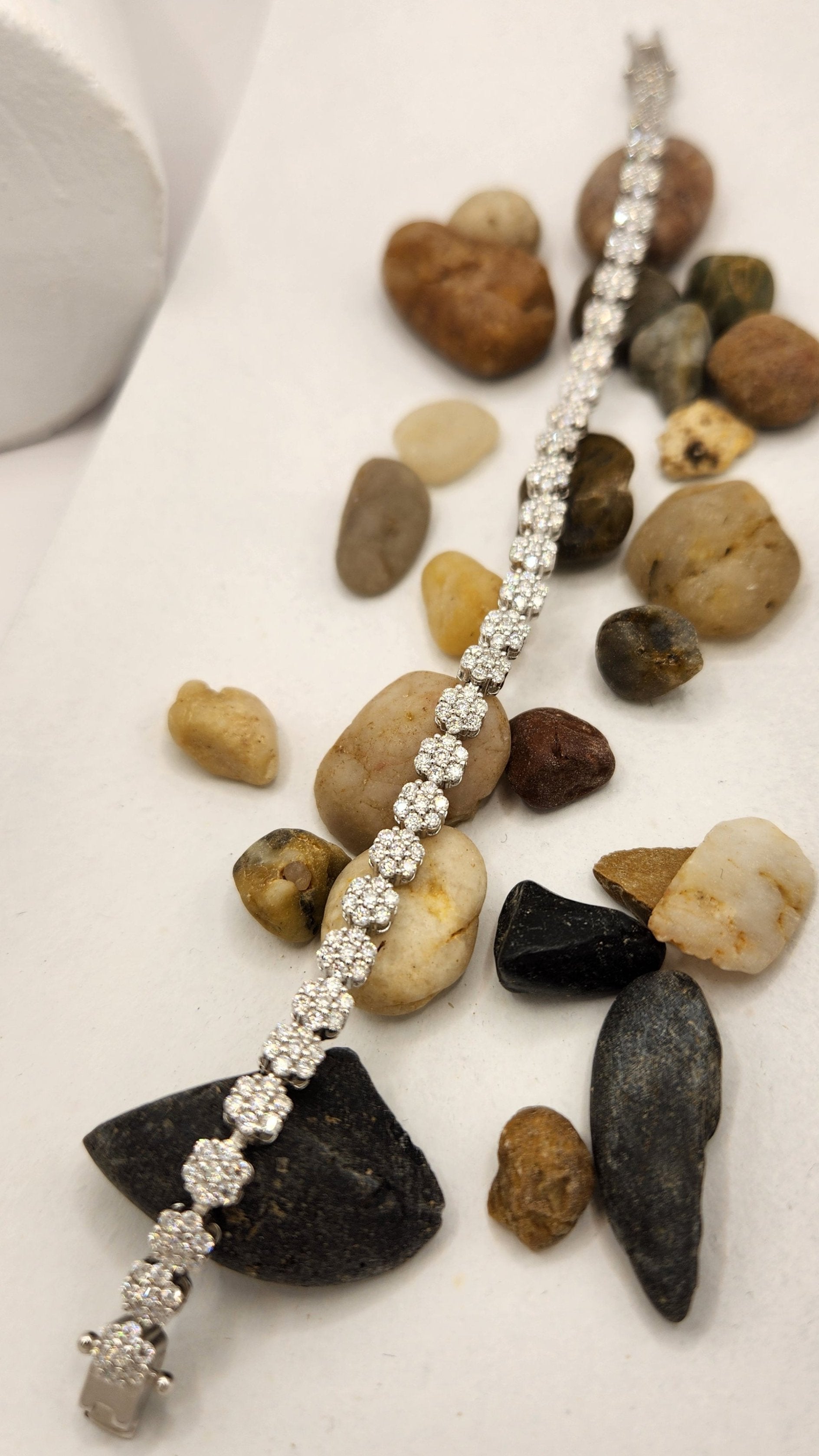 Moissanite silver Bracelet- MAJESTY 1