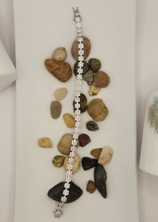 Moissanite silver Bracelet- MAJESTY 2