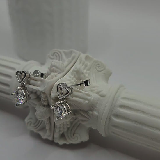 Moissanite_Silver_Earrings_-_MARBELLA video