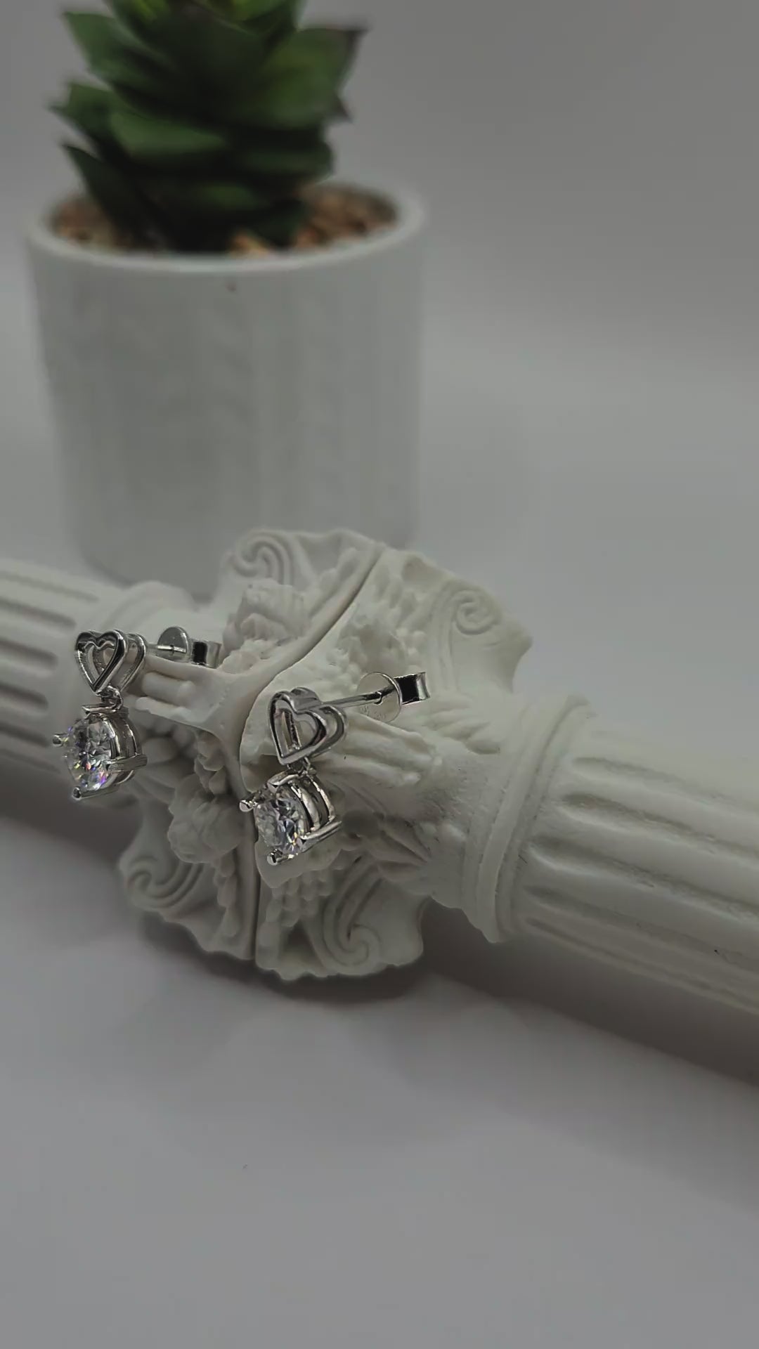 Moissanite_Silver_Earrings_-_MARBELLA video